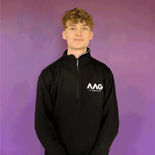 GIF of Connor Smith, Project Engineer at AAG IT Services